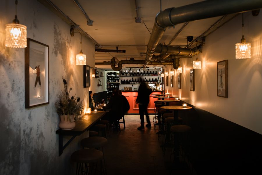 11e Cave is a moodily lit bar in Canberra