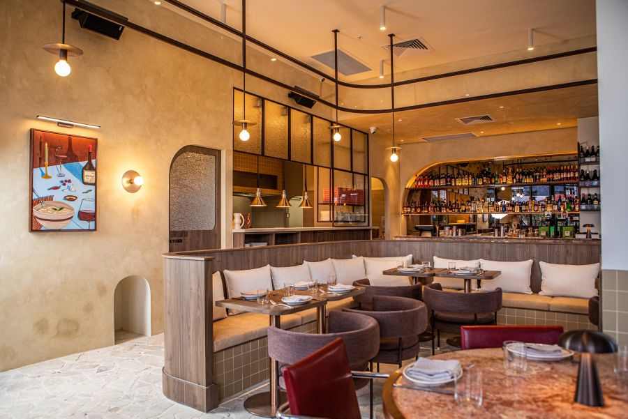 sitting area at Sasso