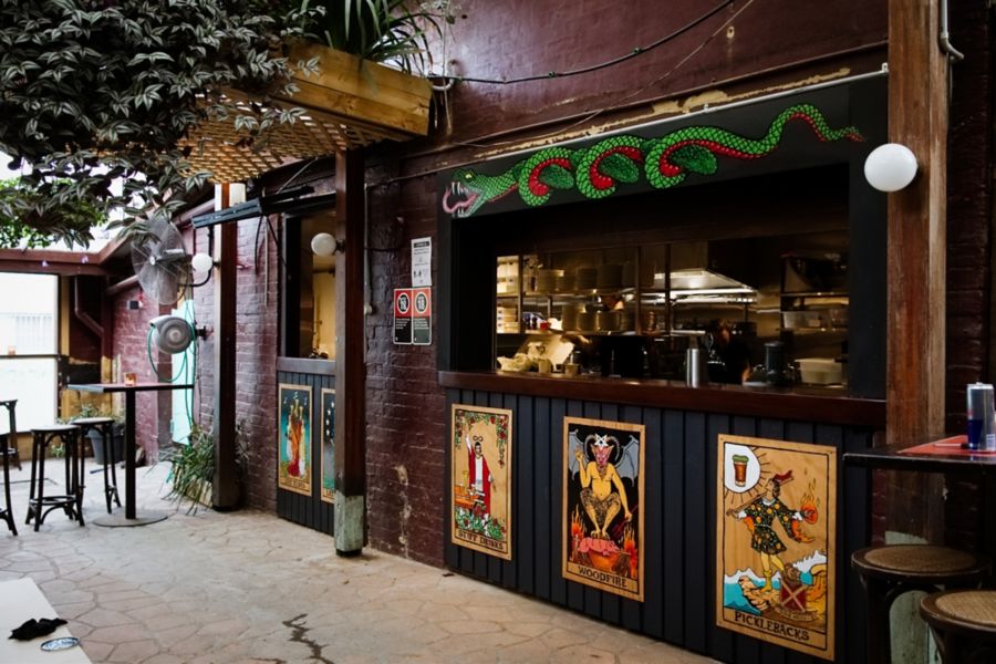 Inside the duke of Enmore  at Sydney