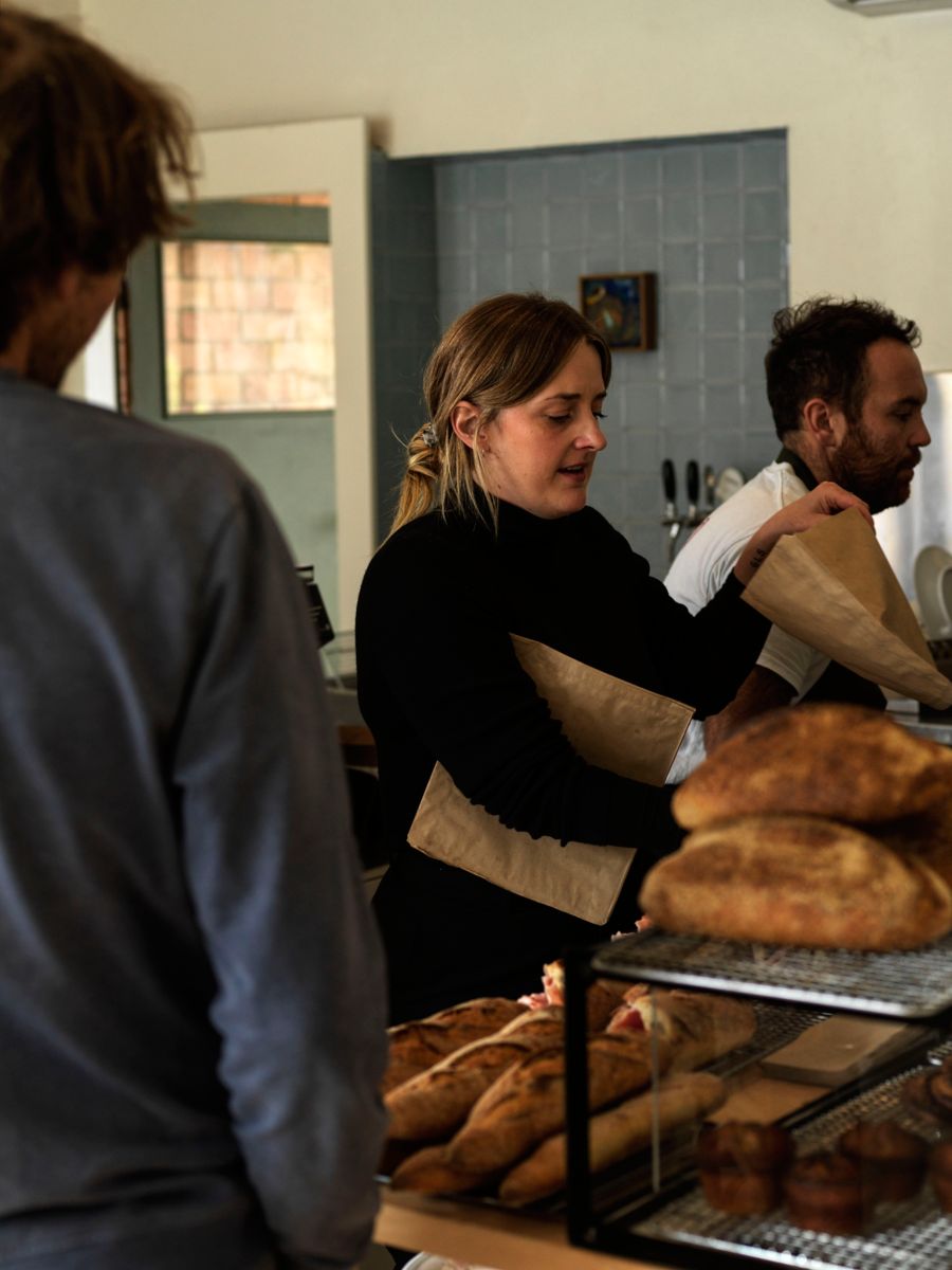 Fresh-baked bread at Thelma in Picadilly