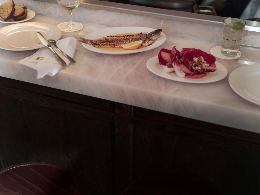 Two dishes served up at Carnation Canteen in Melbourne