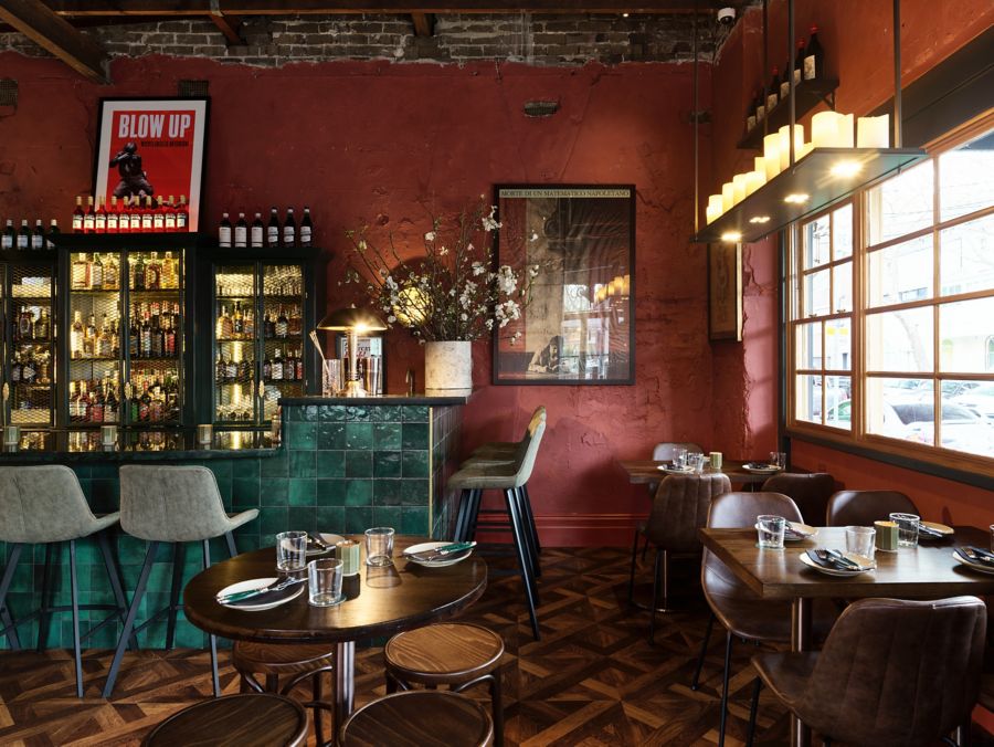 The inviting interiors at Bar Conte