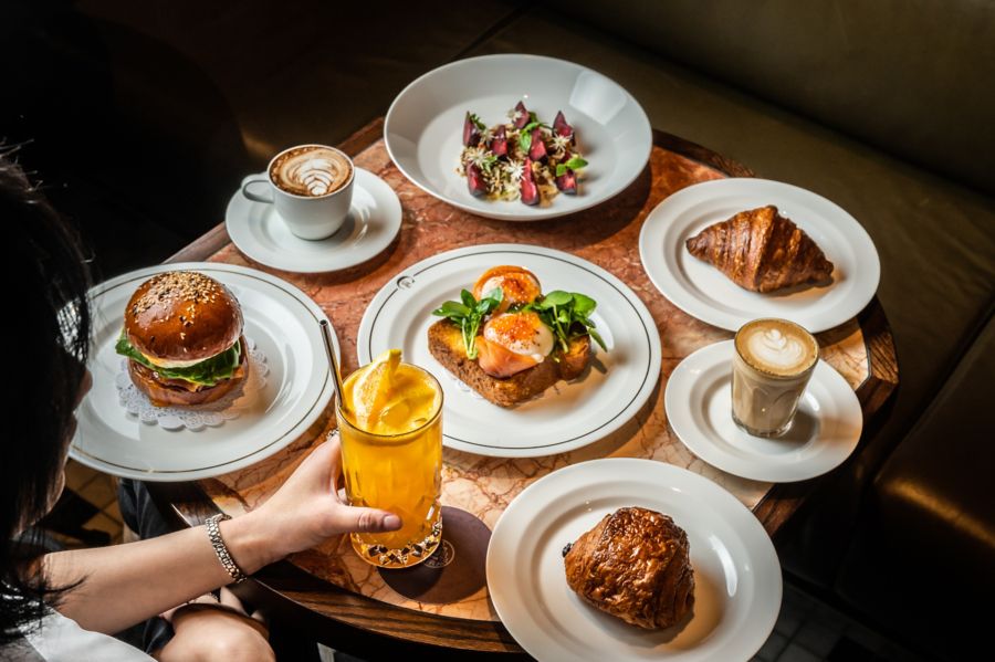 food served with drink at the charles bar