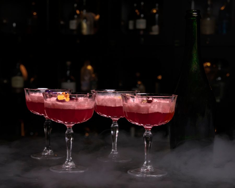 Cocktail servered at Eau-de-Vie Sydney