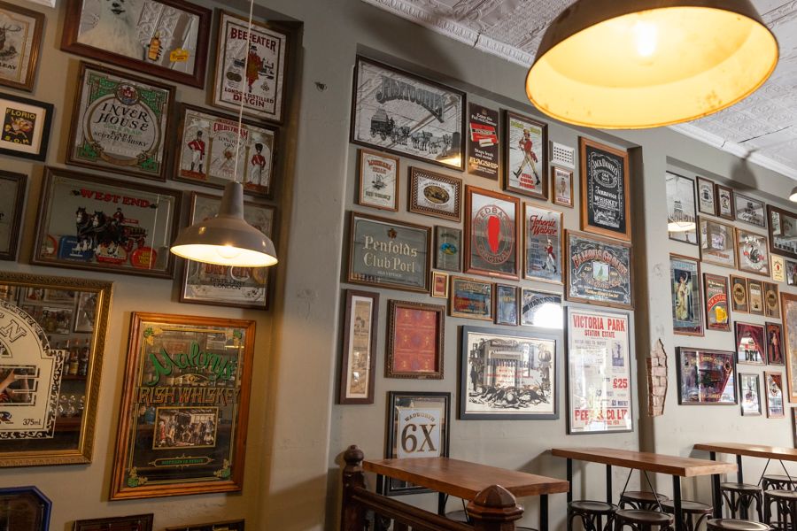 The decor inside Edward and Ida's