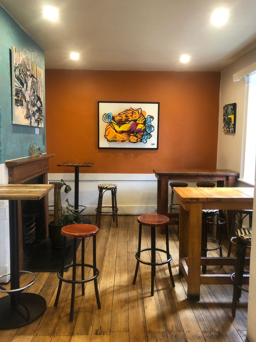 sitting area at preachers hobart