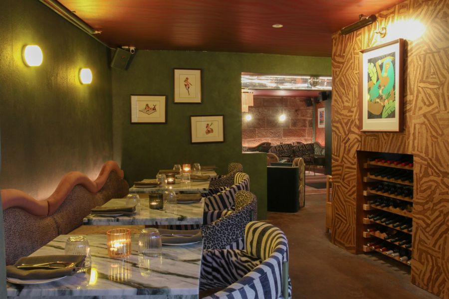 The decor inside Tucano's in Sydney