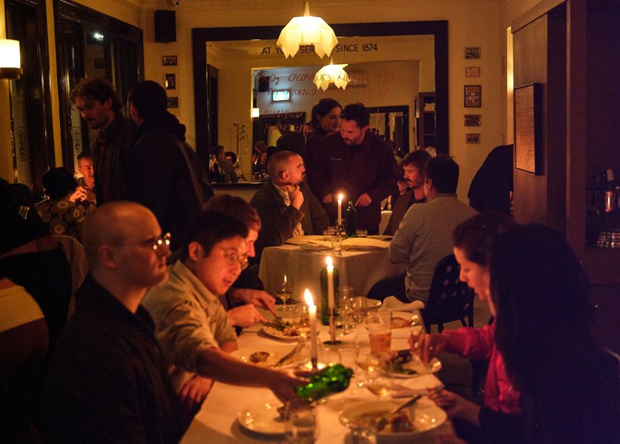 A room of diners at the North Fitzroy Arms in Melbourne