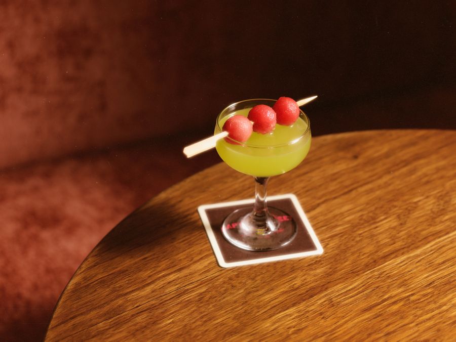 A Japanese Slipper is one of the cocktails on offer at Baptist Street Rec Club