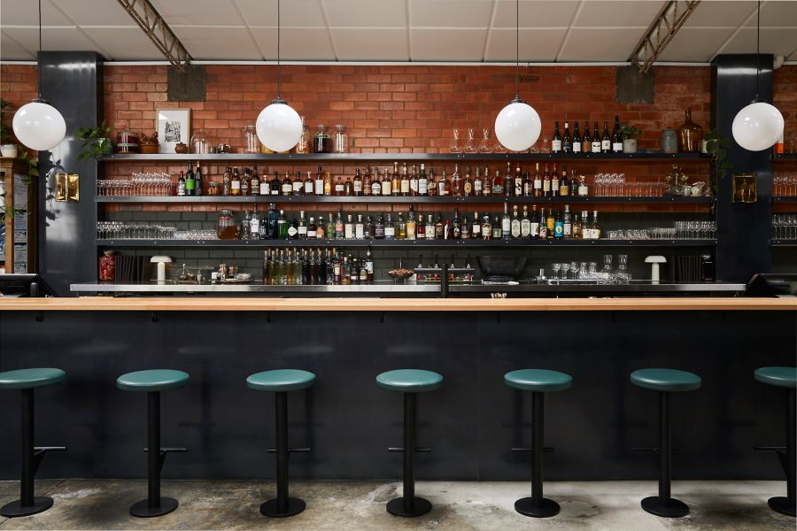 The bar at Lilac Wine in Melbourne's Cremorne