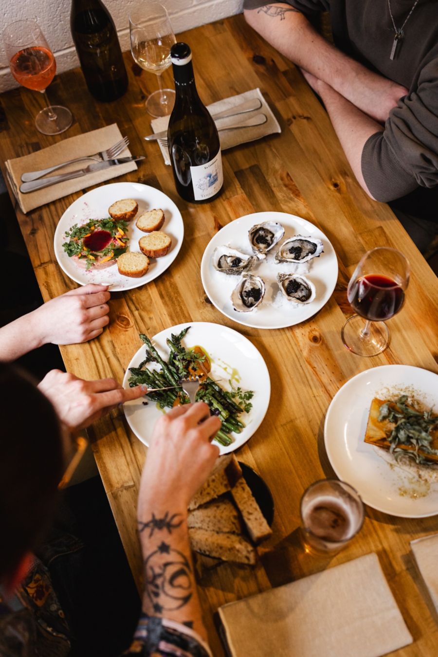 Food and drinks at Marla Singer