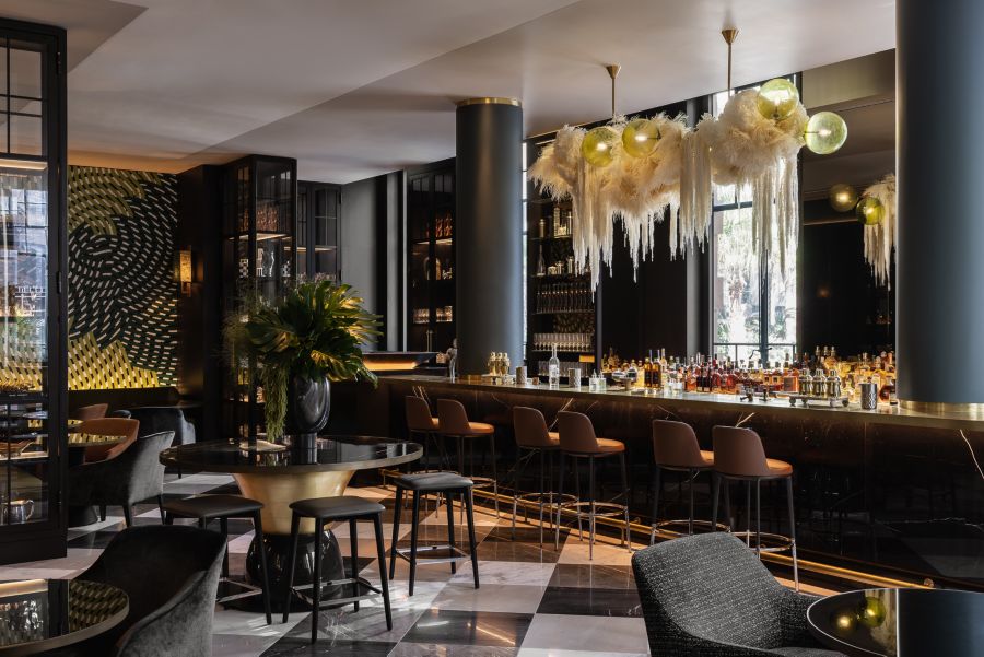 Bar counter at McRae Bar_