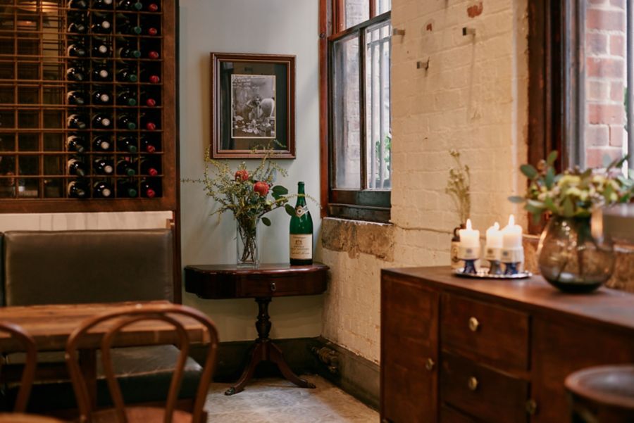 Inside Myrtle Wine Bar in Melbourne