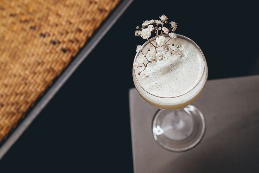 A cocktail served at One or Two