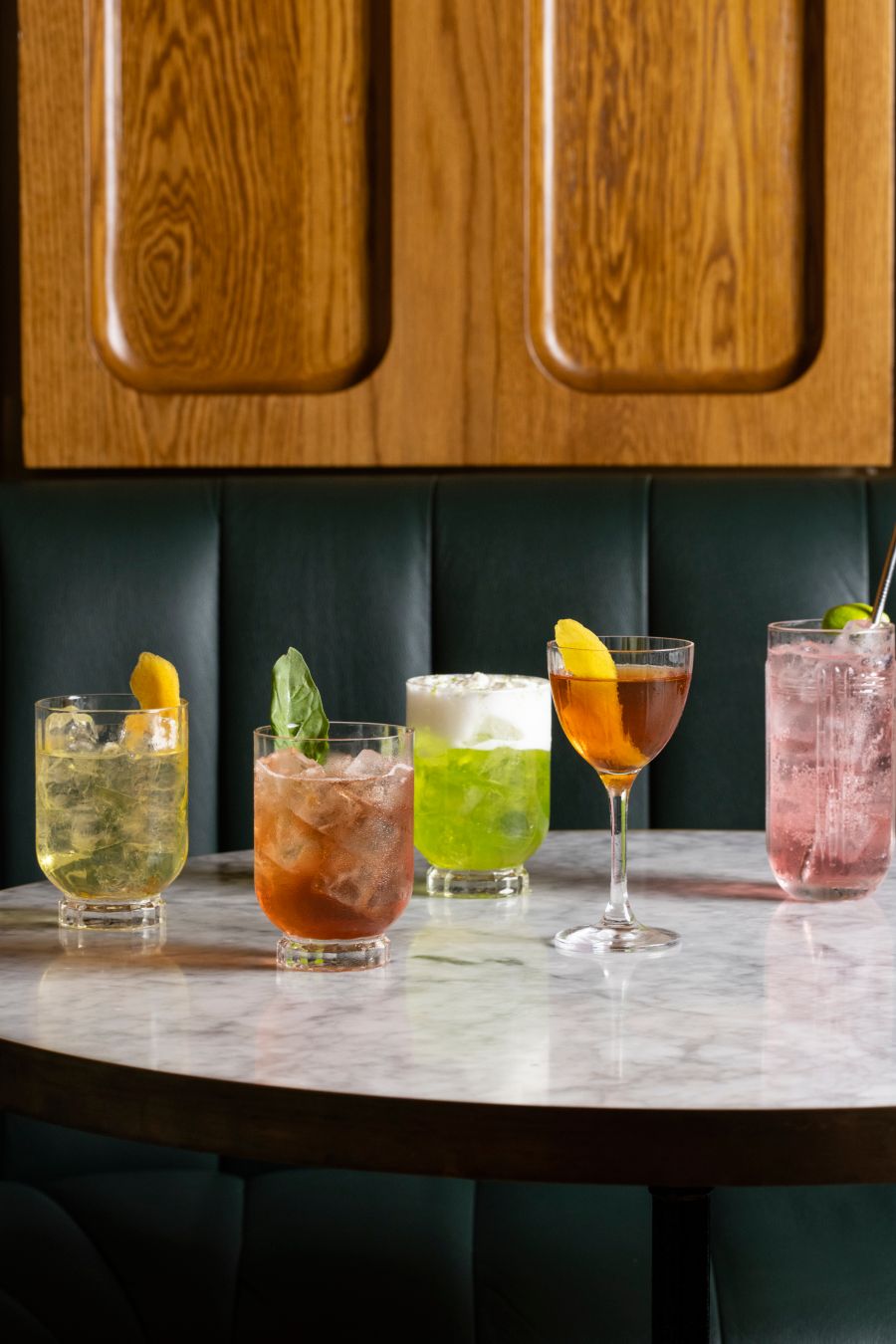 Various cocktails served at&nbsp;Melbourne's No 100