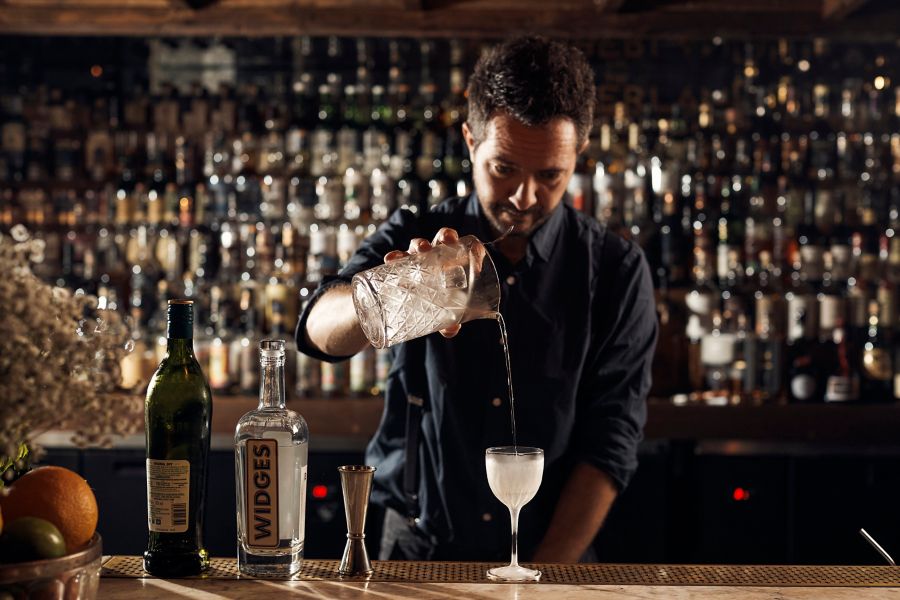 Cocktail prepared at The Cumberland