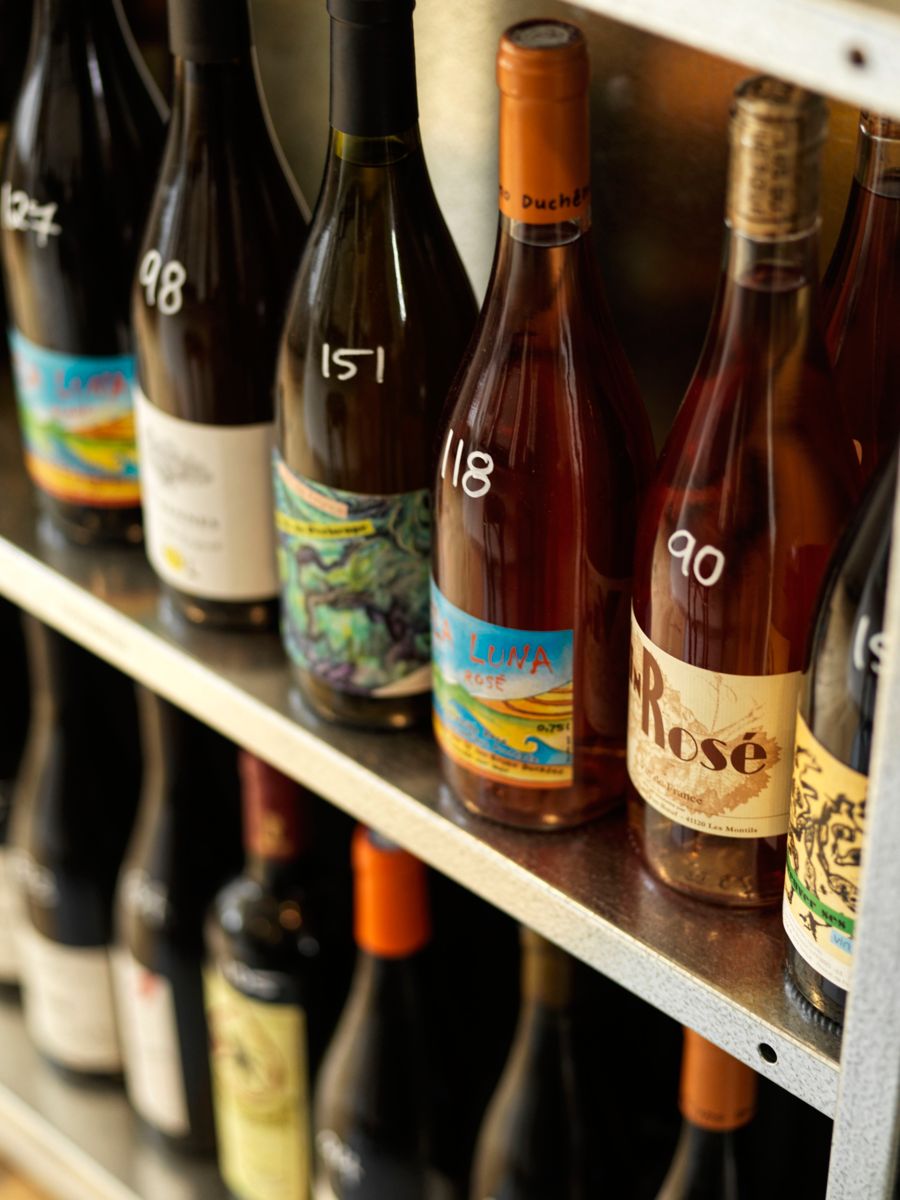 Some of the wines on offer at Thelma