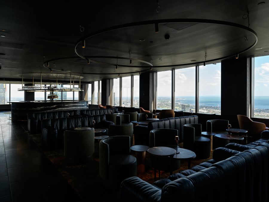 The views from Melbourne's Lui Bar are a highlight