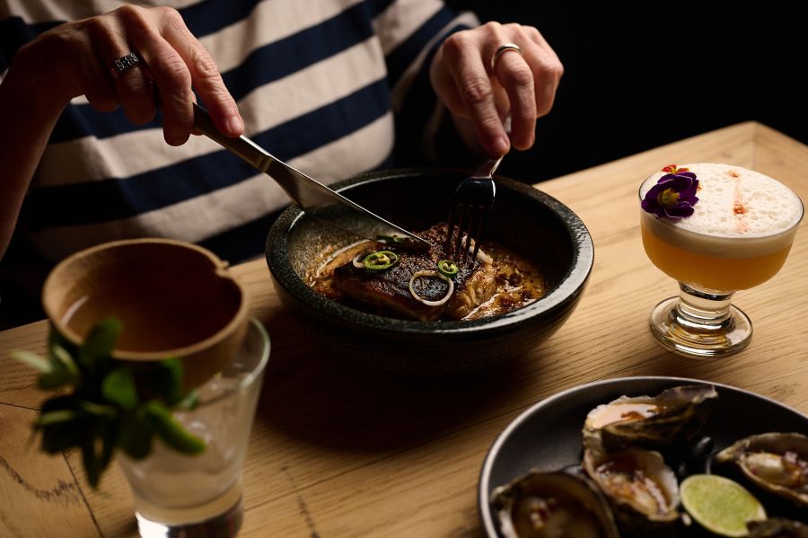 Some of the dishes and drinks on offer at Hacienda in Melbourne