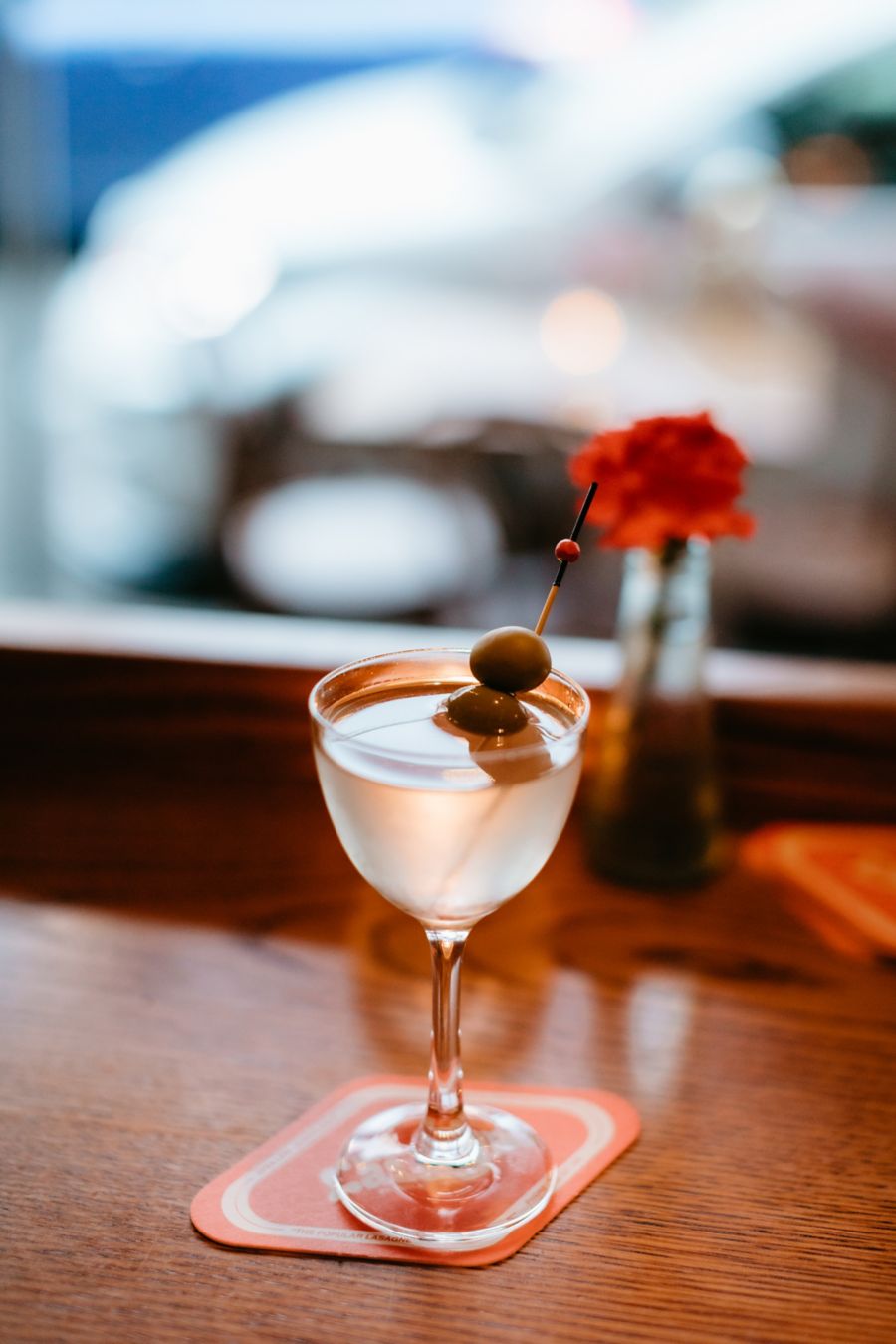 A Martini served at 1800 Lasagne