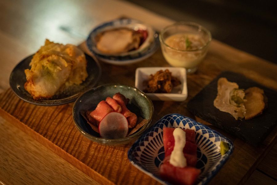 A range of snacks at Izakaya by Tamura in Fitzroy, Melbourne