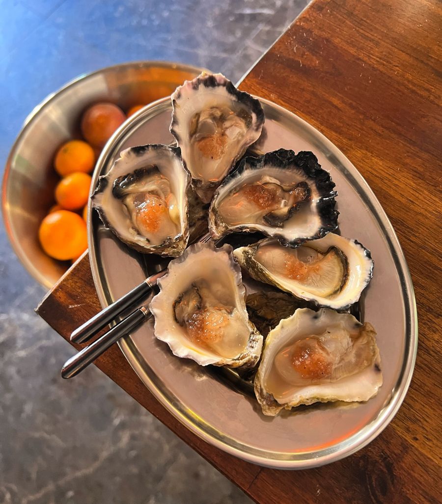 Oysters served up at Sydney's Caravin