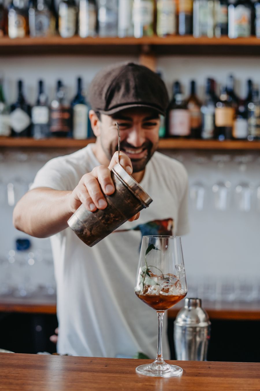 cocktail drinks at commis