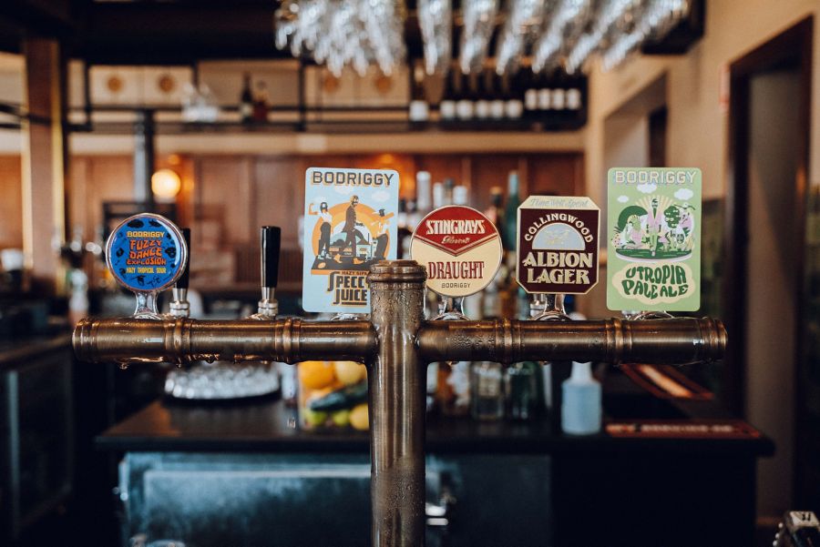 There's a great range of beer, wine&nbsp;and cocktails at the Albion Hotel in Melbourne