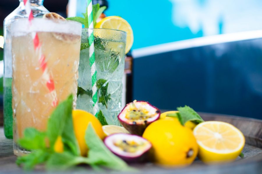 Fruity cocktails served at The Precinct Tavern