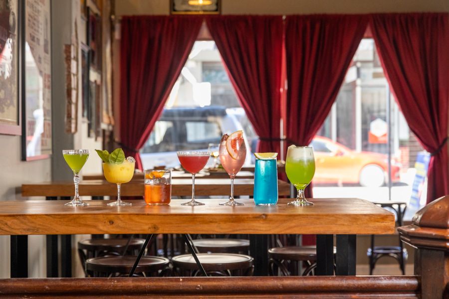 Cocktails served at Edward and Ida's in Perth