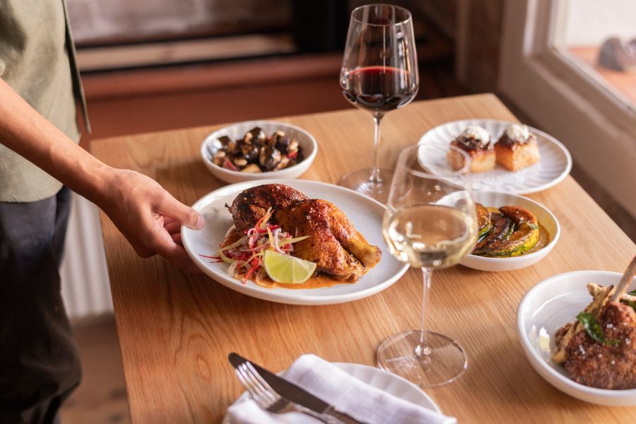 Drinks and food served at Kurumba