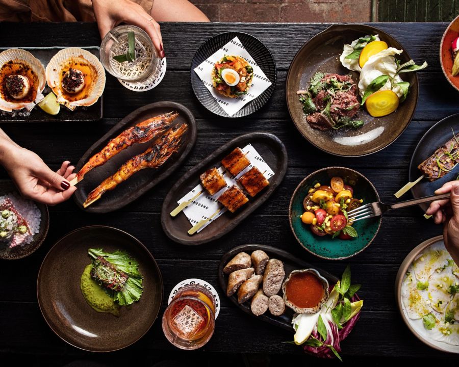 Delicious food and drinks pairing at Longsong bar, Melbourne, Australia