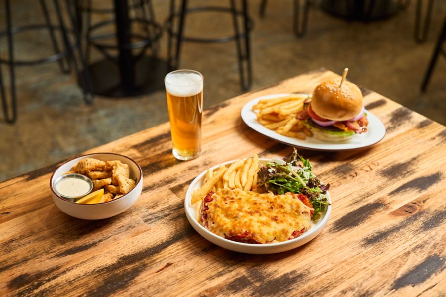 A few dishes on offer at Moon Dog Doglands in Melbourne