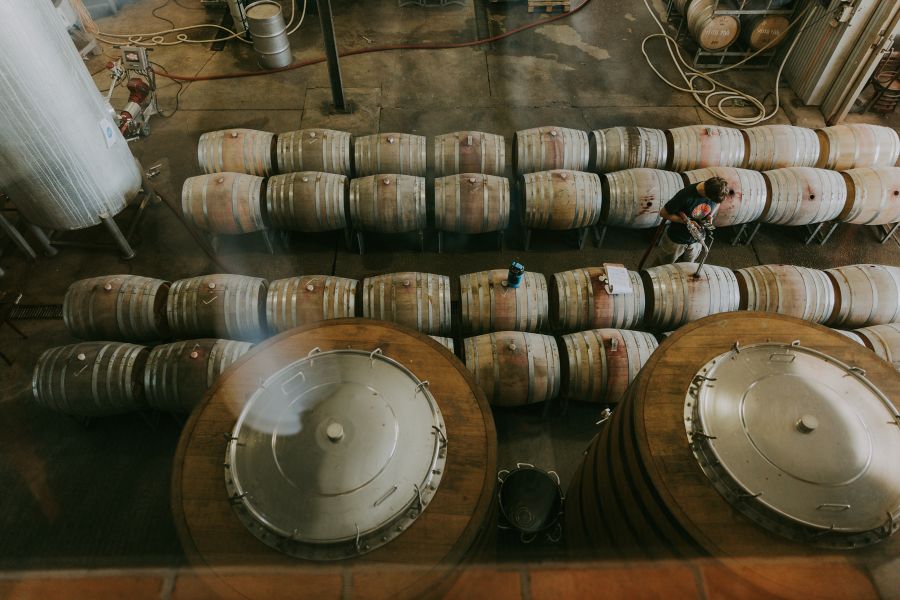 Barrels at Painga estate
