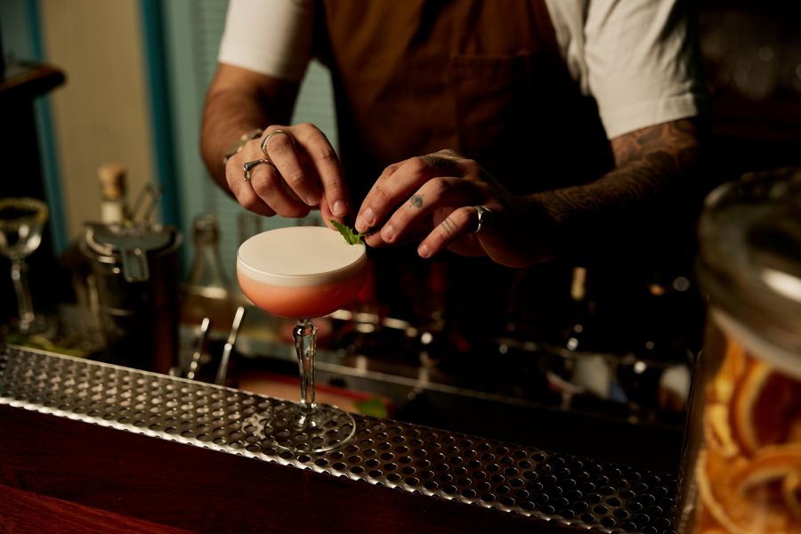 Drinks served at Nola