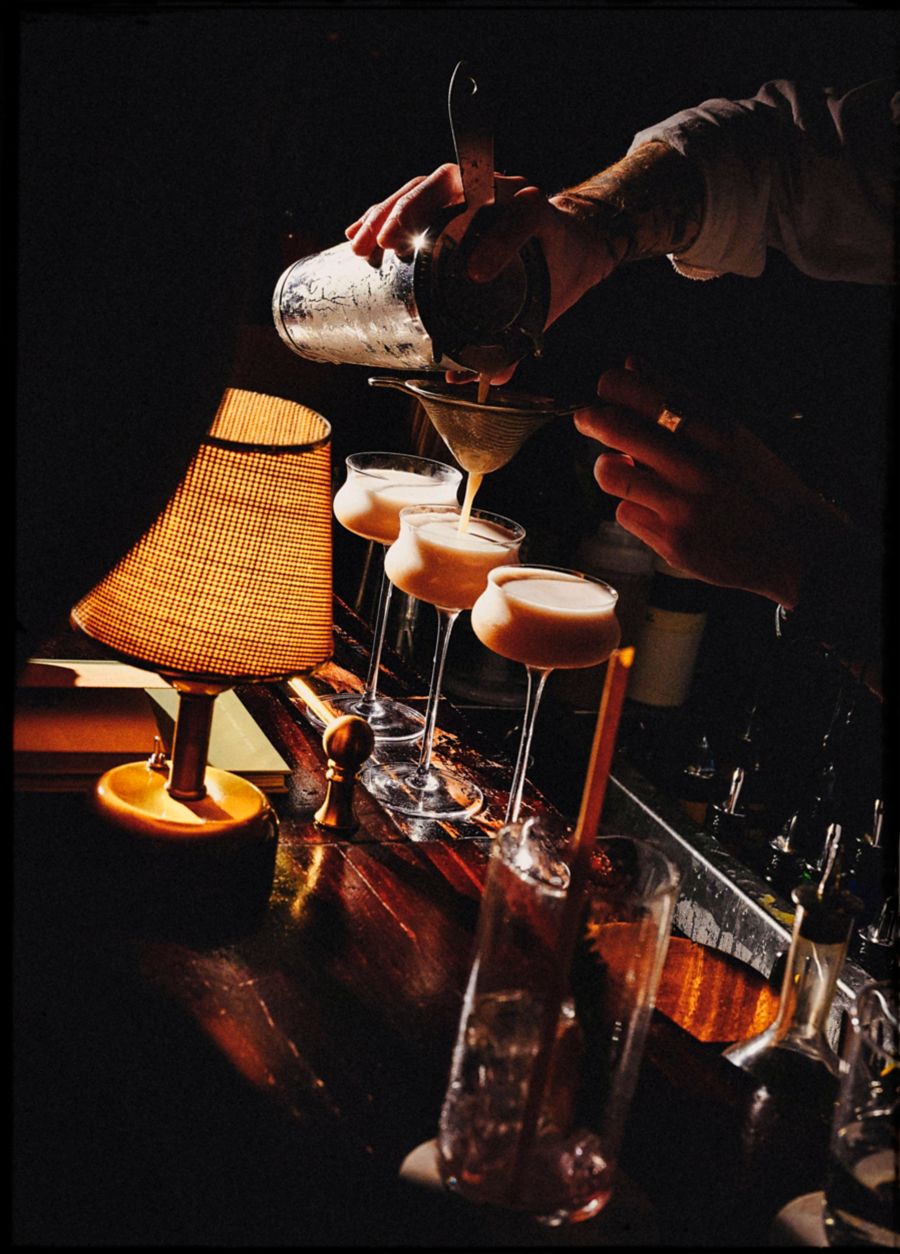 Serving up cocktails at Old Love's