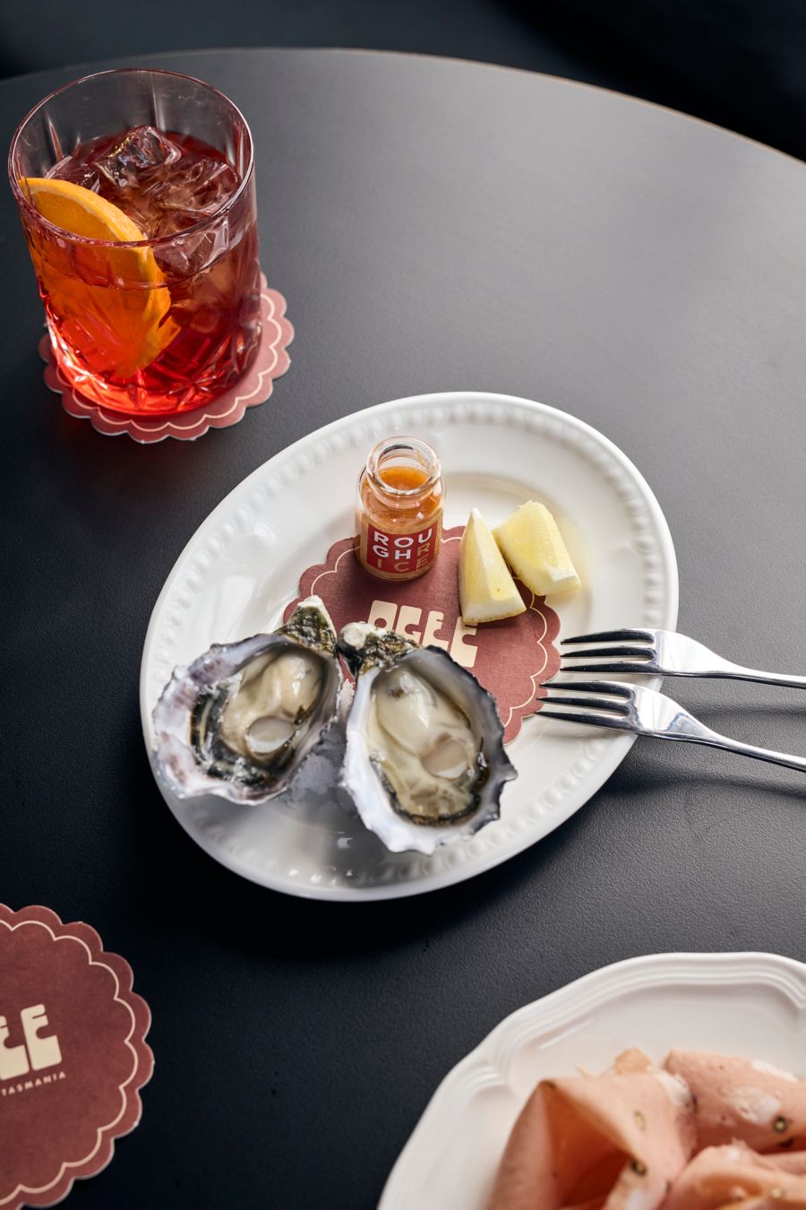 image of food and drinks at ogee