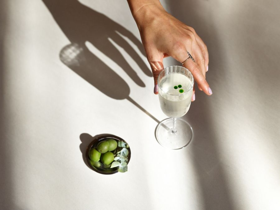 A Martini served at Poetica