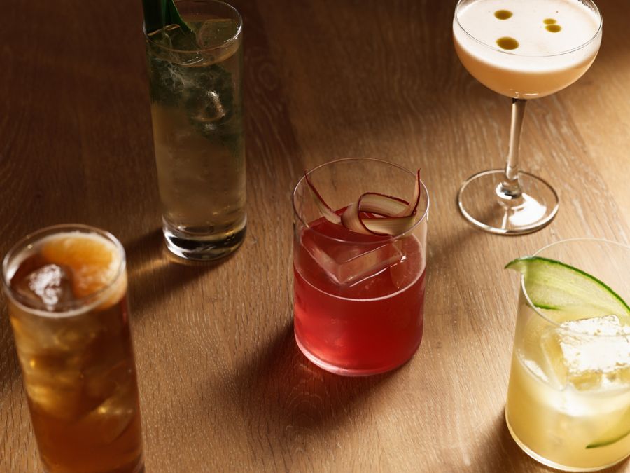 A selection of cocktails