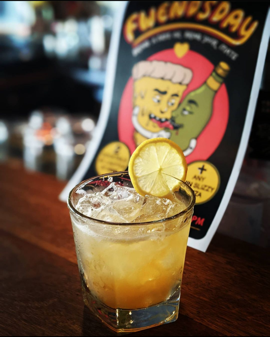 glass of drink at Nighthawks