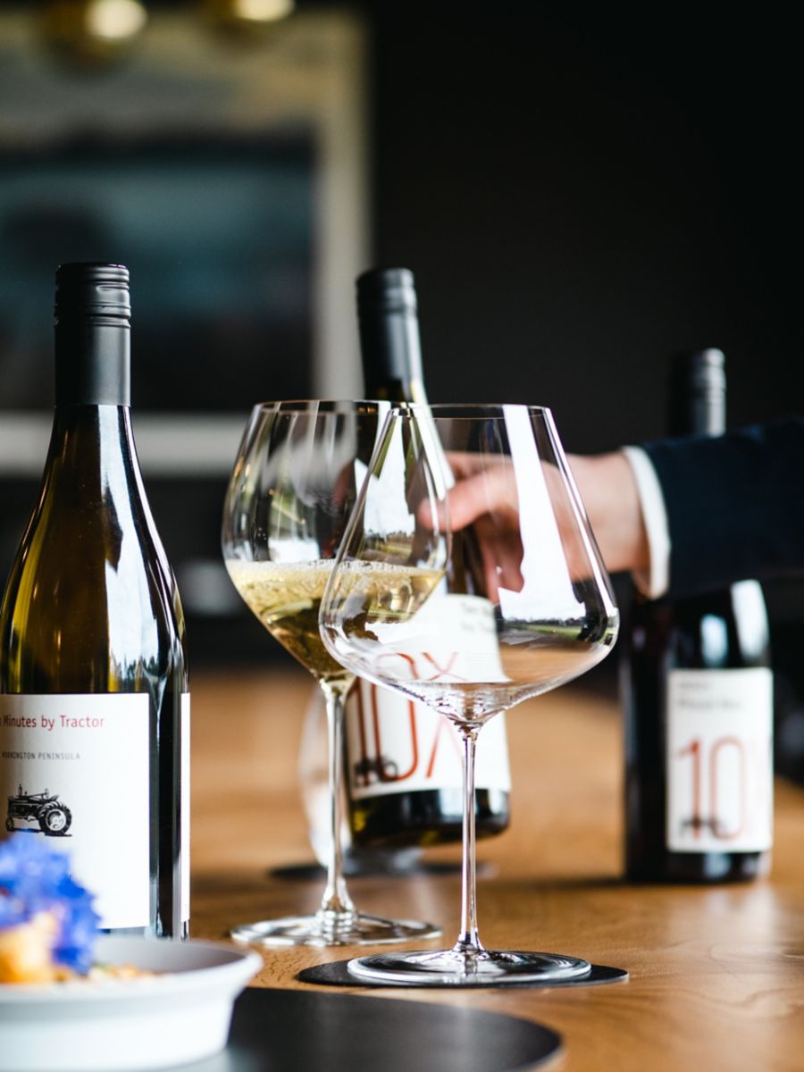 wines served at ten minutes by tractor 