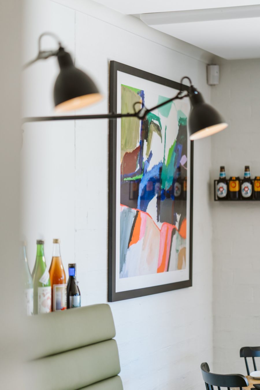 image of photo frame at small town