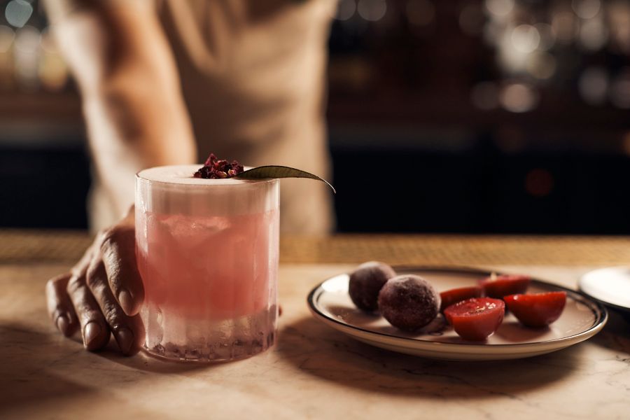 A drink servered at The Cumberland