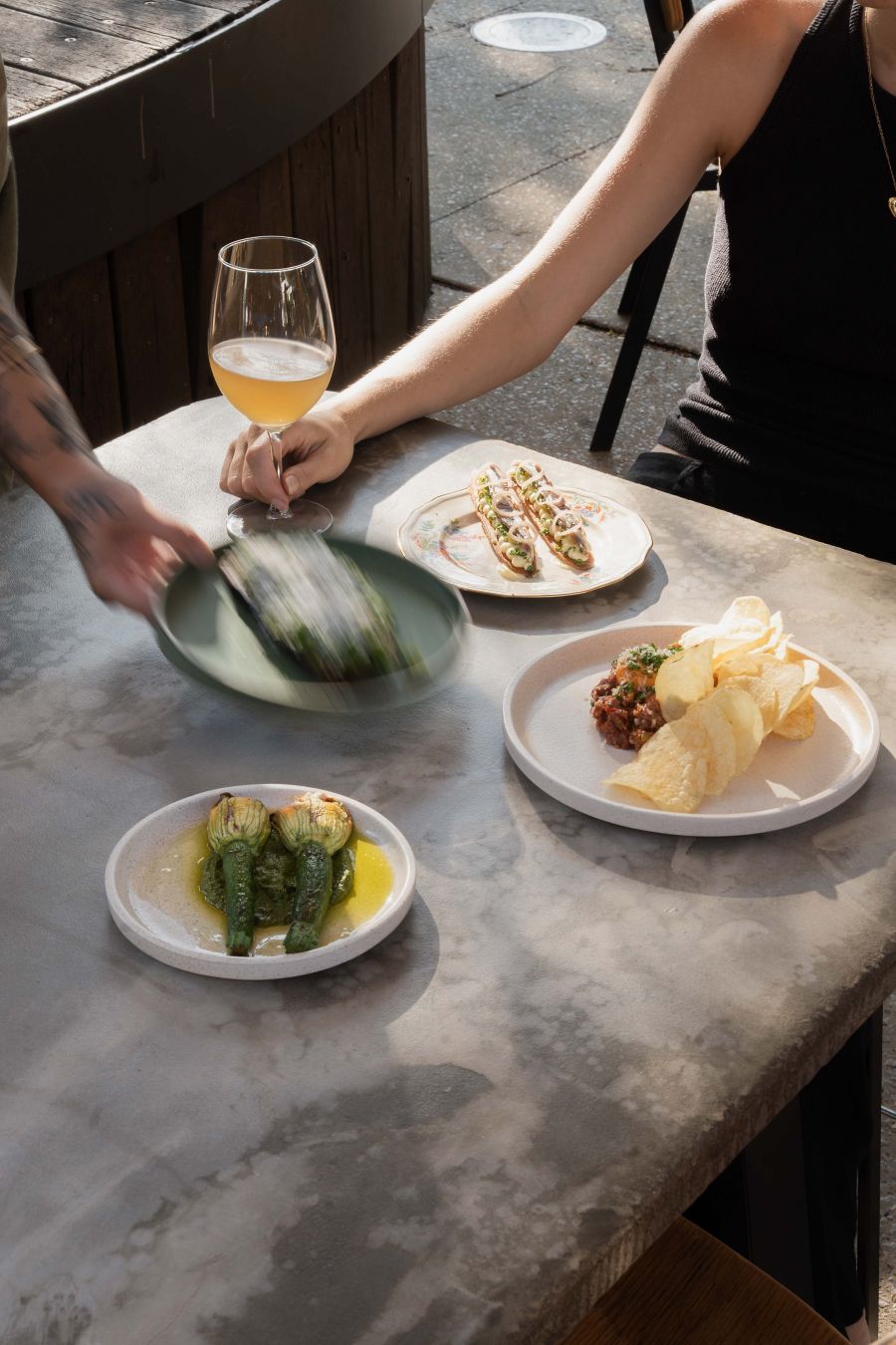 Share plates and snacks are next level at Theo's in Noosa