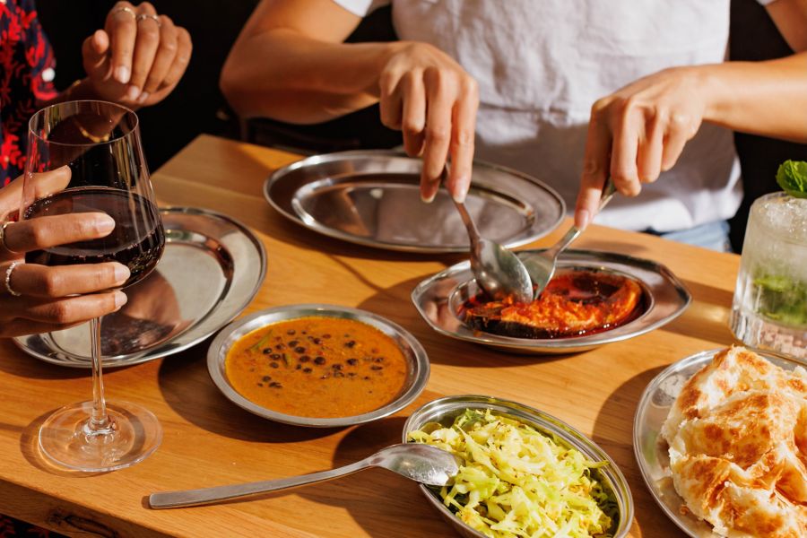 Enjoy the food at Toddy Shop