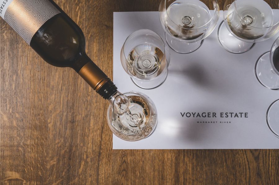 A wine tasting at Voyager Estate in Margaret River