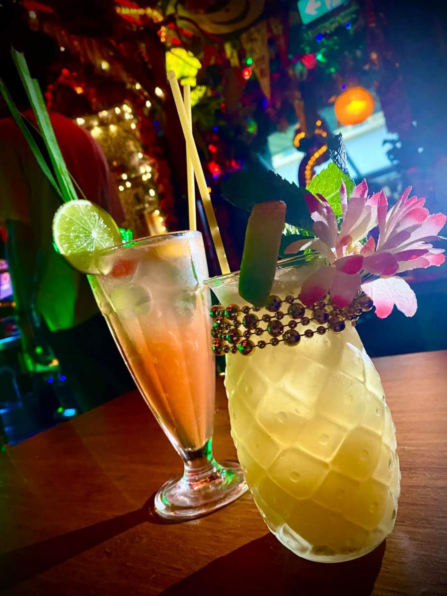 Cocktails served at The Luwow