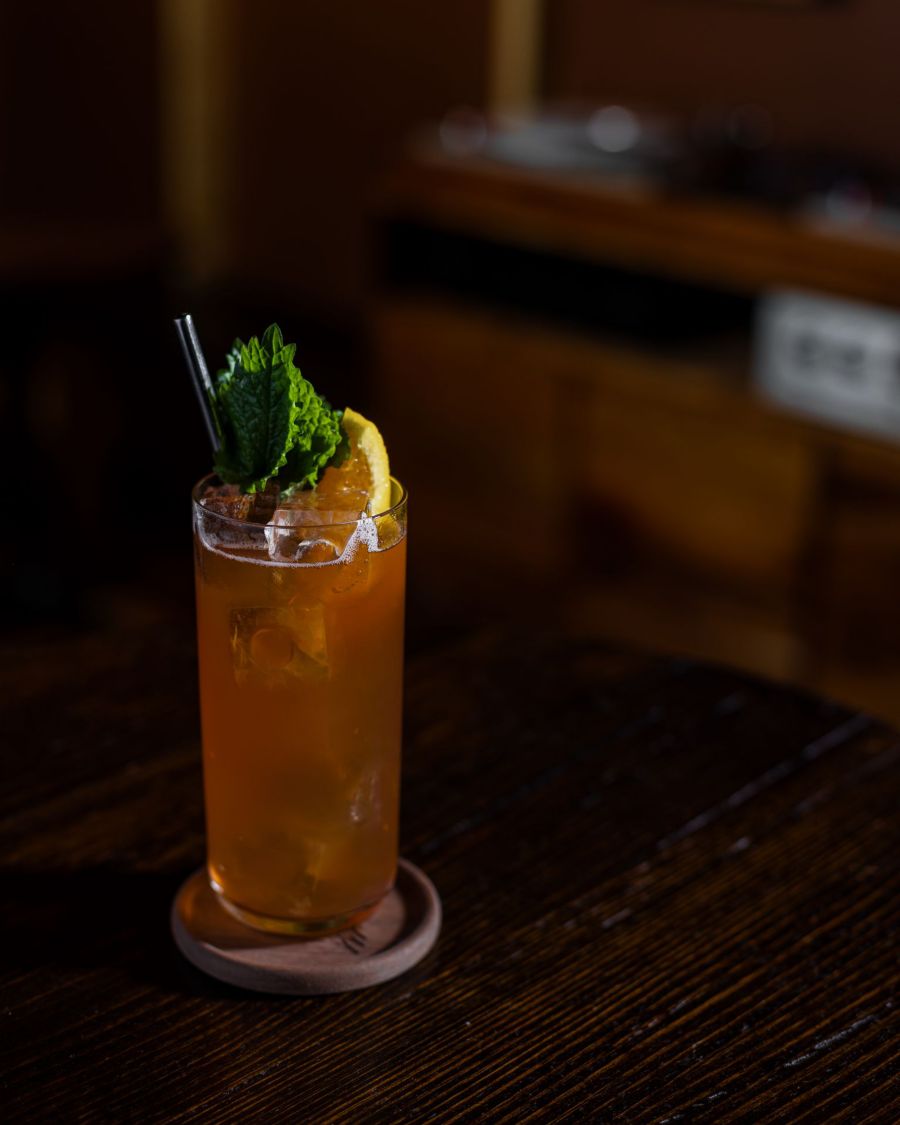 Glass of drink at Good measure