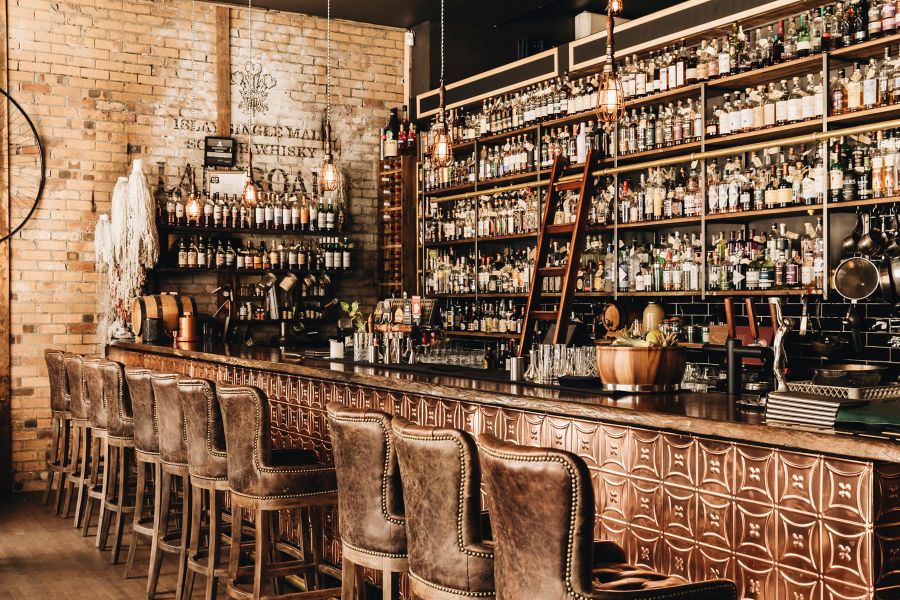 Take a seat at the bar at Cobbler and learn all about hte whiskies on offer