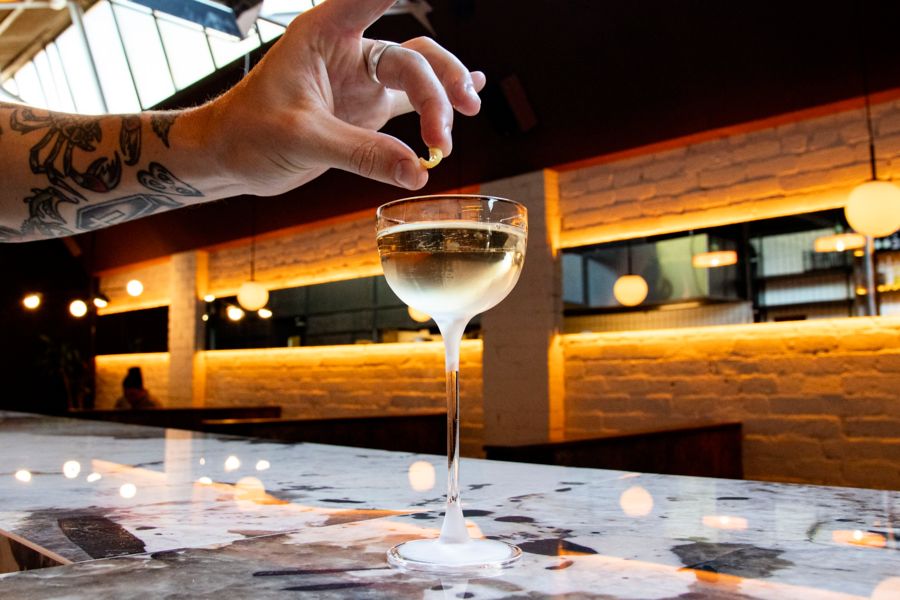 Cocktails served at Bar Spontana in Melbourne